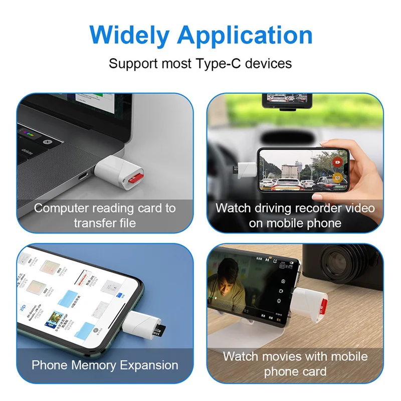 USB C TF Card Reader, Type C To TF Micro-SD Card Reader, USB 2.0 OTG Memory Card Reader Adapter for TF/Micro-SD Card
USB C TF Card Reader, Type C To TF Micro-SD Card Reader, USB 2.0 OTG Memory Card Reader Adapter for TF/Micro-SD Card