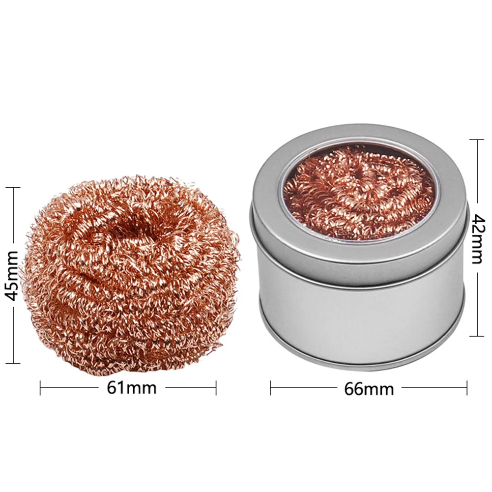 Cleaning Ball Desoldering Soldering Iron Mesh Filter Remove Cleaning Nozzle Tip Copper Wire Cleaner Clean Ball With Stand Set
Cleaning Ball Desoldering Soldering Iron Mesh Filter Remove Cleaning Nozzle Tip Copper Wire Cleaner Clean Ball With Stand Set
