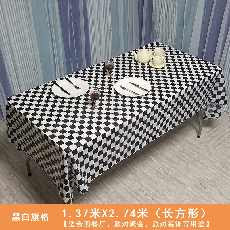 10PCs Colorful Racing Flag Black and White Plaid Tablecloth Disposable Thickened Plastic Dot Tablecloth
10PCs Colorful Racing Flag Black and White Plaid Tablecloth Disposable Thickened Plastic Dot Tablecloth