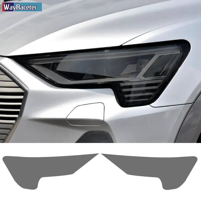 2 Pcs Car Headlight Protective Film Front Light Transparent Smoke Black TPU Sticker For Audi Etron 55 Sportback S 2019 2020 2021
2 Pcs Car Headlight Protective Film Front Light Transparent Smoke Black TPU Sticker For Audi Etron 55 Sportback S 2019 2020 2021