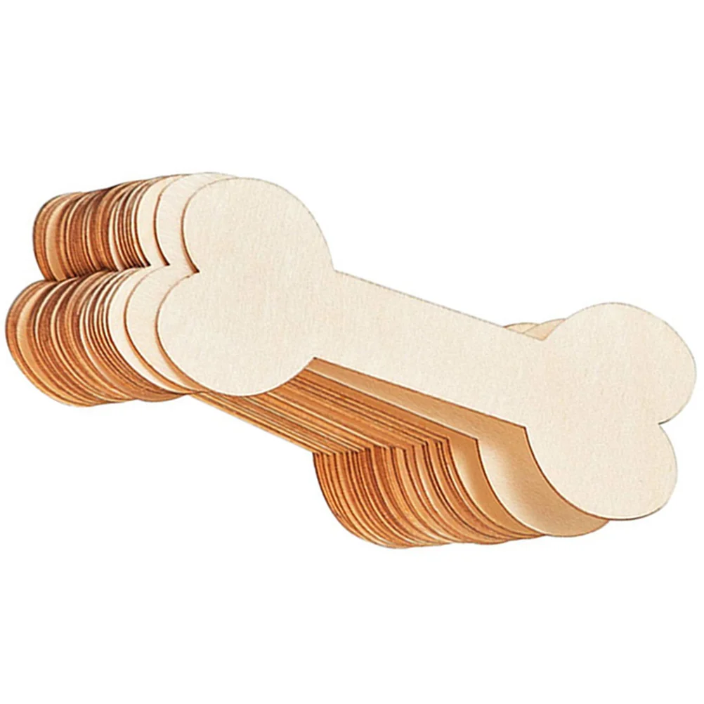40 Pcs Dog Bone Wood Chips DIY Tag Multi-function Wooden Home Decor Household Creative Gift Decorative Label
40 Pcs Dog Bone Wood Chips DIY Tag Multi-function Wooden Home Decor Household Creative Gift Decorative Label