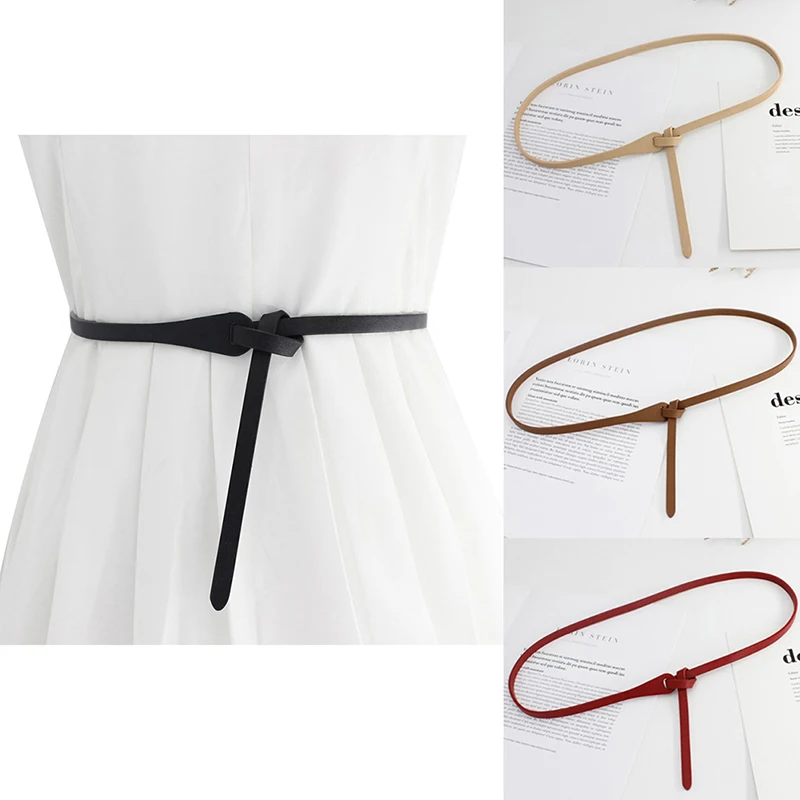 

Fashion Knot Belts Soft Knotted Strap Belt Long Dress Accessories Lady Waistband