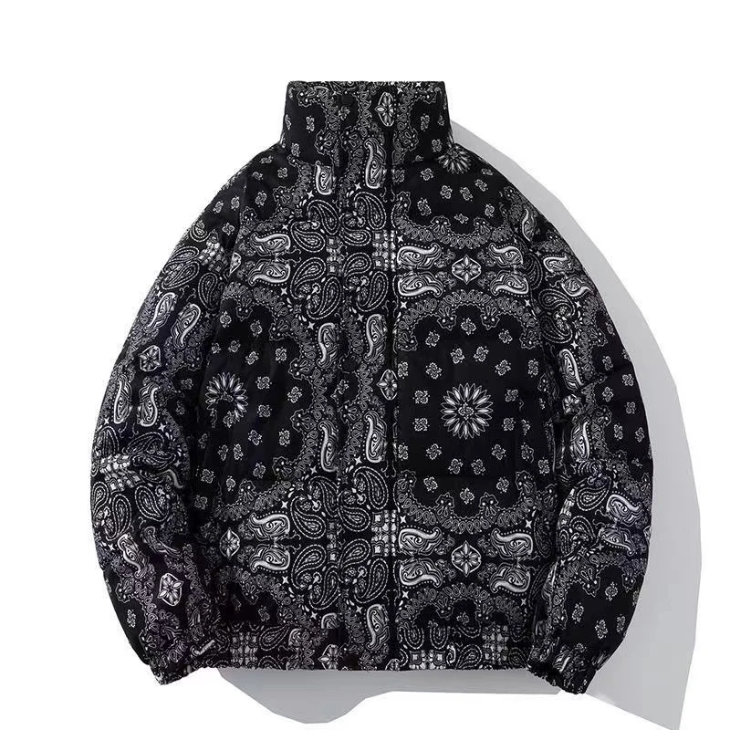 Men's Winter Down Jacket 2022 Hip Hop Cashew Padded Parkas Harajuku Bomber Paisley Jacket Warm Bandana Jackets Zip Bubble Coats
Men's Winter Down Jacket 2022 Hip Hop Cashew Padded Parkas Harajuku Bomber Paisley Jacket Warm Bandana Jackets Zip Bubble Coats