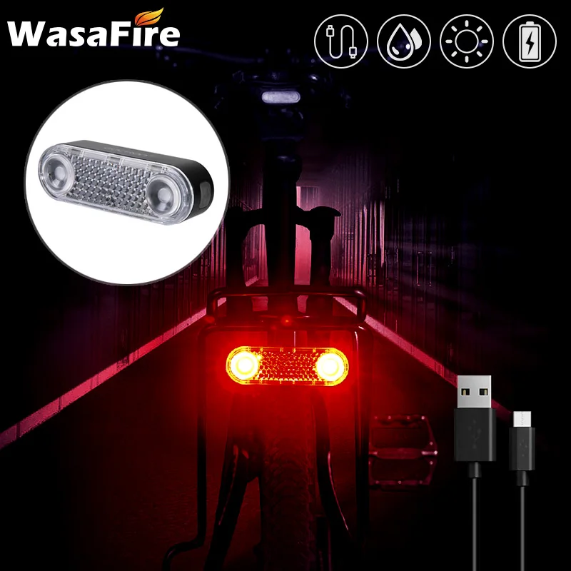 Bicycle Cargo Rack Light Smart Brake Warning Rear Lights USB Rechargeable Reflective Cycling Taillight Night Ridding Lantern
Bicycle Cargo Rack Light Smart Brake Warning Rear Lights USB Rechargeable Reflective Cycling Taillight Night Ridding Lantern