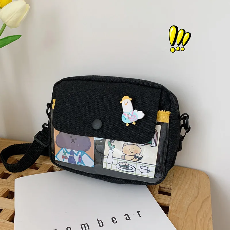 Canvas Student Crossbody Bags for Women 2022 Japanese Cartoon Print Small Shoulder Bag Cute Fashion Kawaii Messenger Bag Phone
Canvas Student Crossbody Bags for Women 2022 Japanese Cartoon Print Small Shoulder Bag Cute Fashion Kawaii Messenger Bag Phone