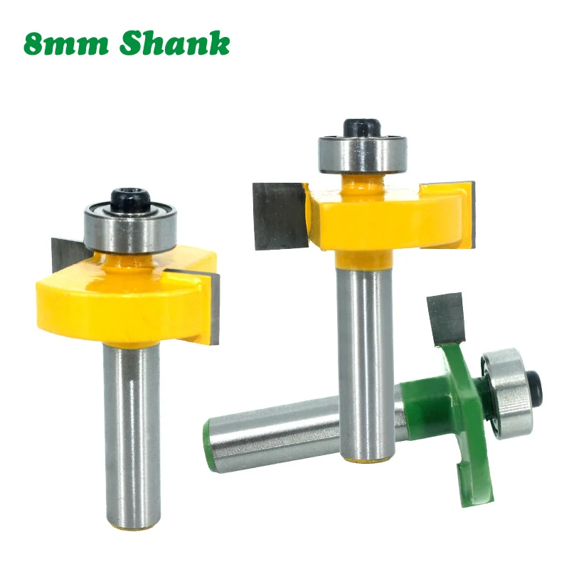 1PC 8MM Shank Milling Cutter Wood Carving T-Sloting Router Bit Bit with Bearing Wood Slot Milling Cutter T Type Rabbeting Wood
1PC 8MM Shank Milling Cutter Wood Carving T-Sloting Router Bit Bit with Bearing Wood Slot Milling Cutter T Type Rabbeting Wood