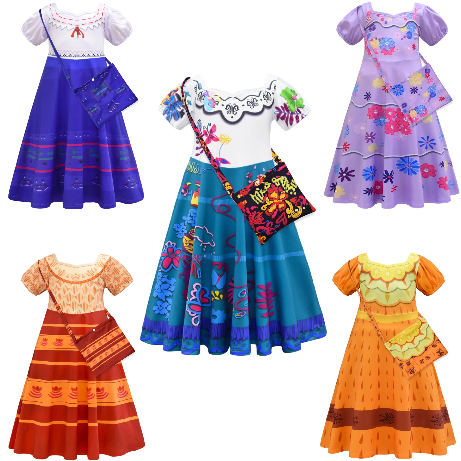 Kids Cosplay Encanto Mirabel Madrigal Costumes Girls Princess Dress Summer Holiday Party Long Dresses
Kids Cosplay Encanto Mirabel Madrigal Costumes Girls Princess Dress Summer Holiday Party Long Dresses