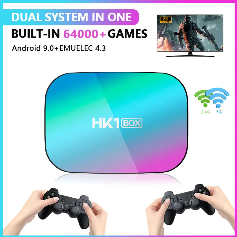 Супер приставка X HK1 TV Box имеет Android/игровую двойную систему Dual WiFi встроенные 64000 + игр, подходящие для PSP/PS1/N64/SS и т. д.
Супер приставка X HK1 TV Box имеет Android/игровую двойную систему Dual WiFi встроенные 64000 + игр, подходящие для PSP/PS1/N64/SS и т. д.