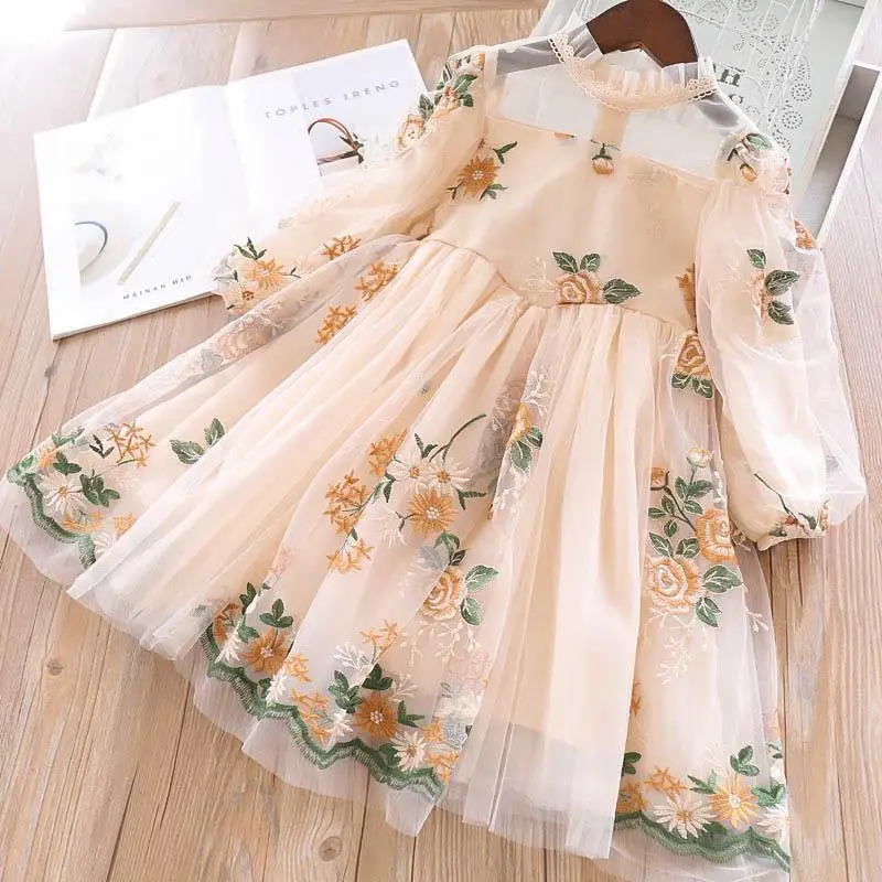 Spring Summer Dress for Girls Baby Wedding Dress Girl Mesh Embroidery Princess Party Vestidos Costume for Girls Evening Dresses
Spring Summer Dress for Girls Baby Wedding Dress Girl Mesh Embroidery Princess Party Vestidos Costume for Girls Evening Dresses