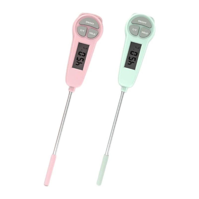 Thermometer for Food Baby Bath Water Formula Digital Thermometer Meat Oil Digital Thermometer with LCD Display Screen
Thermometer for Food Baby Bath Water Formula Digital Thermometer Meat Oil Digital Thermometer with LCD Display Screen