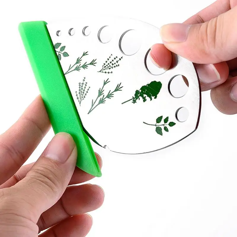 1PC Kale Chard Collard Greens Herb Stripper Stainless Steel Vegetable Leaf Remover Kitchen Peeling Tool Leaf Separator Looseleaf
1PC Kale Chard Collard Greens Herb Stripper Stainless Steel Vegetable Leaf Remover Kitchen Peeling Tool Leaf Separator Looseleaf