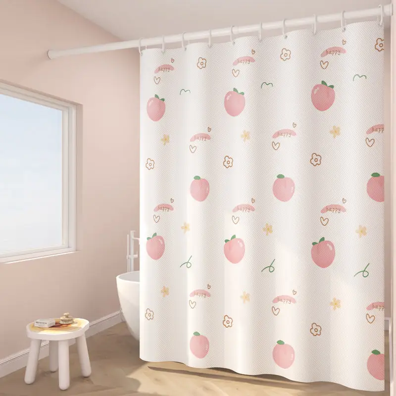 Shower Curtains 180cm Kawaii Fruit Cartoon Printed White Bathroom Curtain for Girl Waterproof with Hooks 71 Inches Bath Decor
Shower Curtains 180cm Kawaii Fruit Cartoon Printed White Bathroom Curtain for Girl Waterproof with Hooks 71 Inches Bath Decor