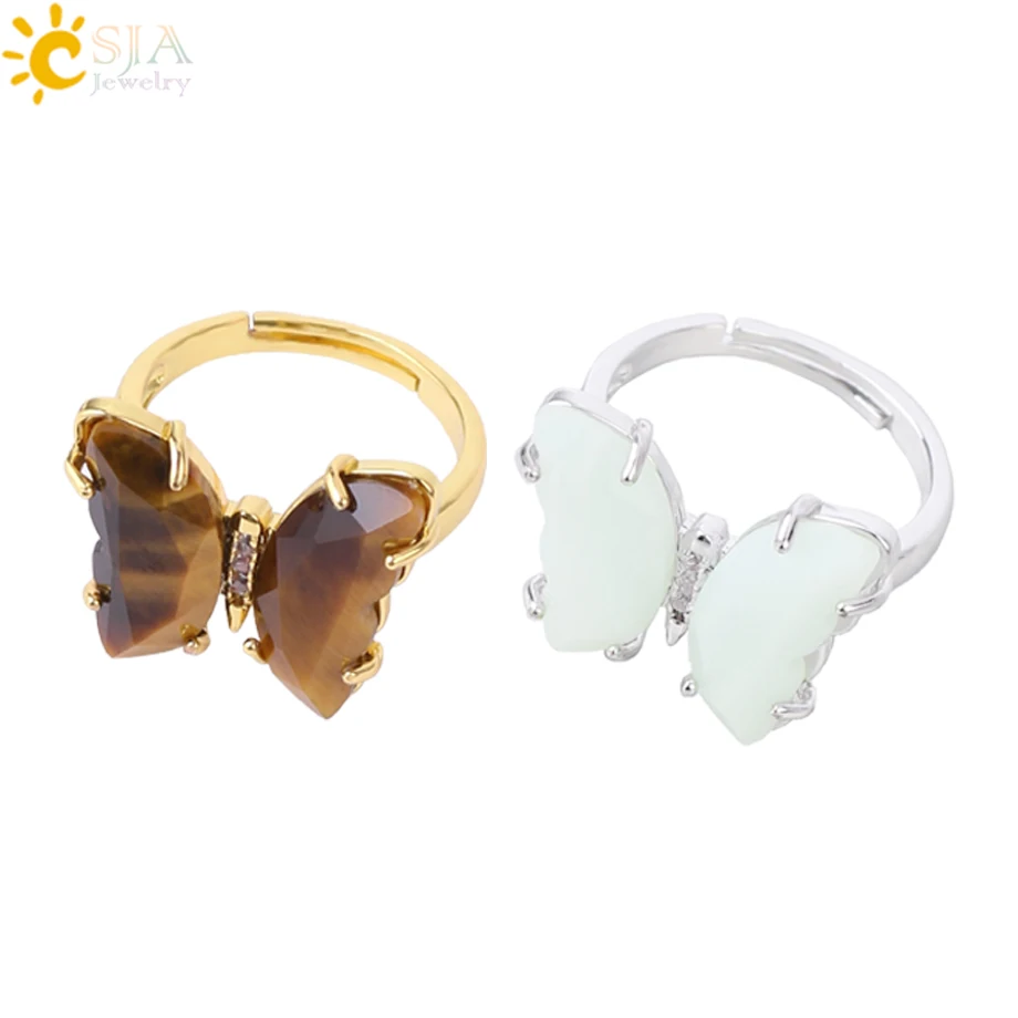 Gold Color Crystal Ring Natural Gemstone Butterfly Rings for Women Amethysts Lapis Lazui Pink Quartz Adjustable Engagement H125
Gold Color Crystal Ring Natural Gemstone Butterfly Rings for Women Amethysts Lapis Lazui Pink Quartz Adjustable Engagement H125