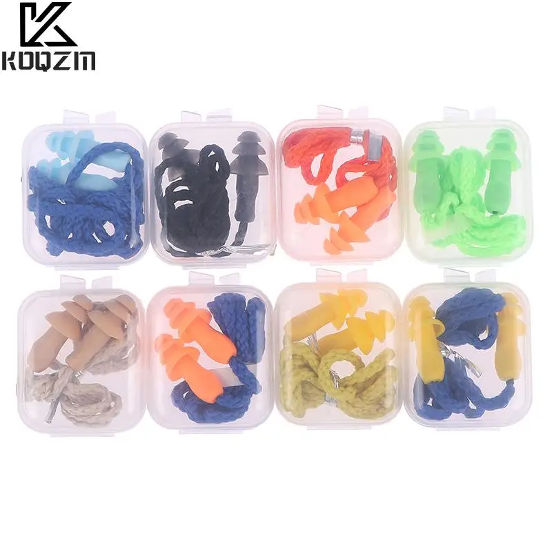 4pairs Box-packed Comfort Earplugs Noise Reduction Silicone Soft Ear Plugs Cotton Rope Earplugs Protective For Swimming For PVC
4pairs Box-packed Comfort Earplugs Noise Reduction Silicone Soft Ear Plugs Cotton Rope Earplugs Protective For Swimming For PVC