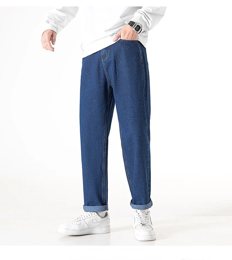 SALSPOR Men's Trousers Solid Color Jeans Straight Tube Loose Trousers Versatile Quick Drying Trousers Casual Elastic Pants
SALSPOR Men's Trousers Solid Color Jeans Straight Tube Loose Trousers Versatile Quick Drying Trousers Casual Elastic Pants