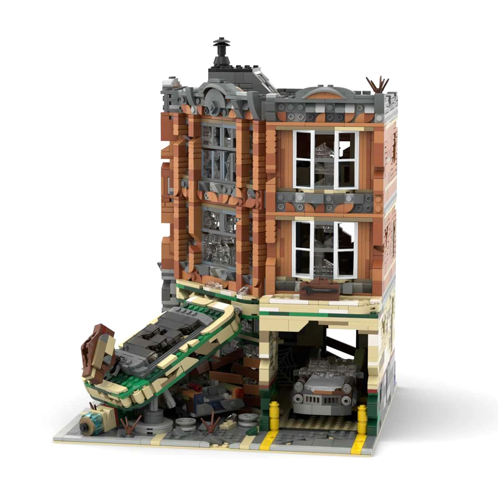 Конструктор MOC See The Full Gallery Doomsday угловой гараж набор строительных блоков