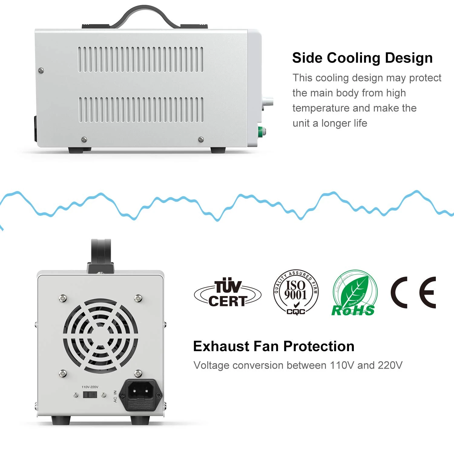 Laboratory Power Supply 30V 5 10A Current Regulator Switch Power Supply Adjustable Voltage Regulator Bench Source Digital 60V5A
Laboratory Power Supply 30V 5 10A Current Regulator Switch Power Supply Adjustable Voltage Regulator Bench Source Digital 60V5A