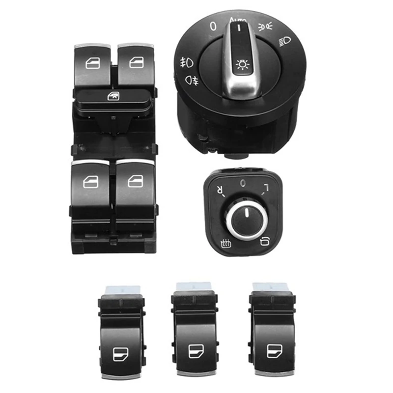 Комплект переключателей фар на зеркало окна 5ND 959 857 для VW Golf MK5 6 Jetta MK5 Passat B6 Tiguan, 6 шт.
Комплект переключателей фар на зеркало окна 5ND 959 857 для VW Golf MK5 6 Jetta MK5 Passat B6 Tiguan, 6 шт.