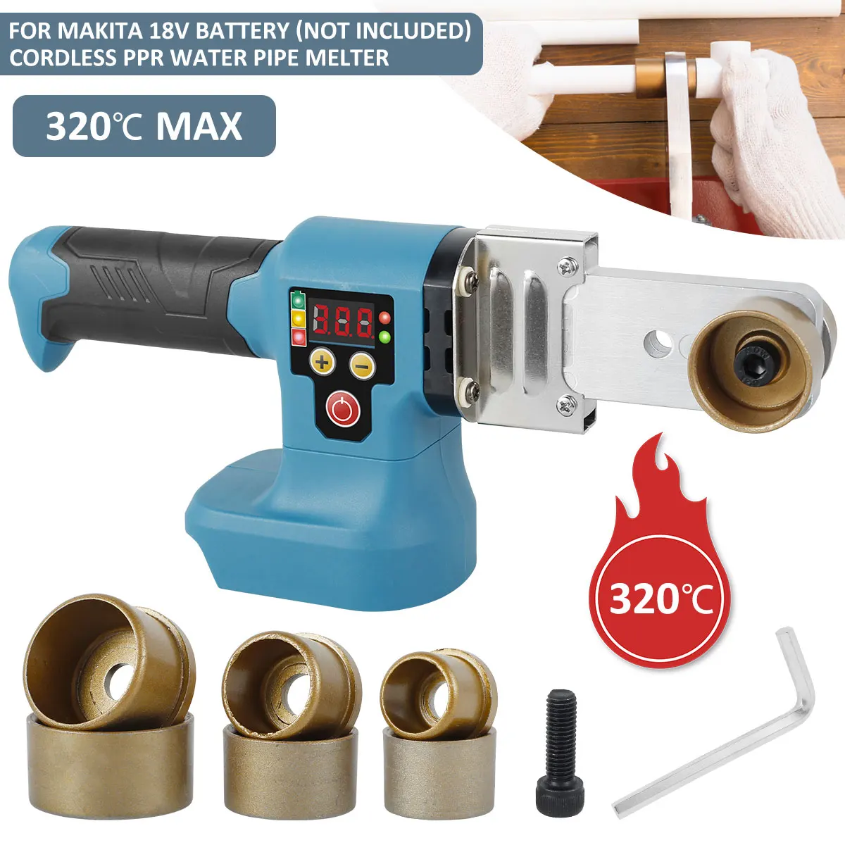 Pipe Melter Reusable Hot Melt Machine 240W Water Pipe Melter Plastic Tube Welding Machine Professional Hot Melt Machine Welder
Pipe Melter Reusable Hot Melt Machine 240W Water Pipe Melter Plastic Tube Welding Machine Professional Hot Melt Machine Welder