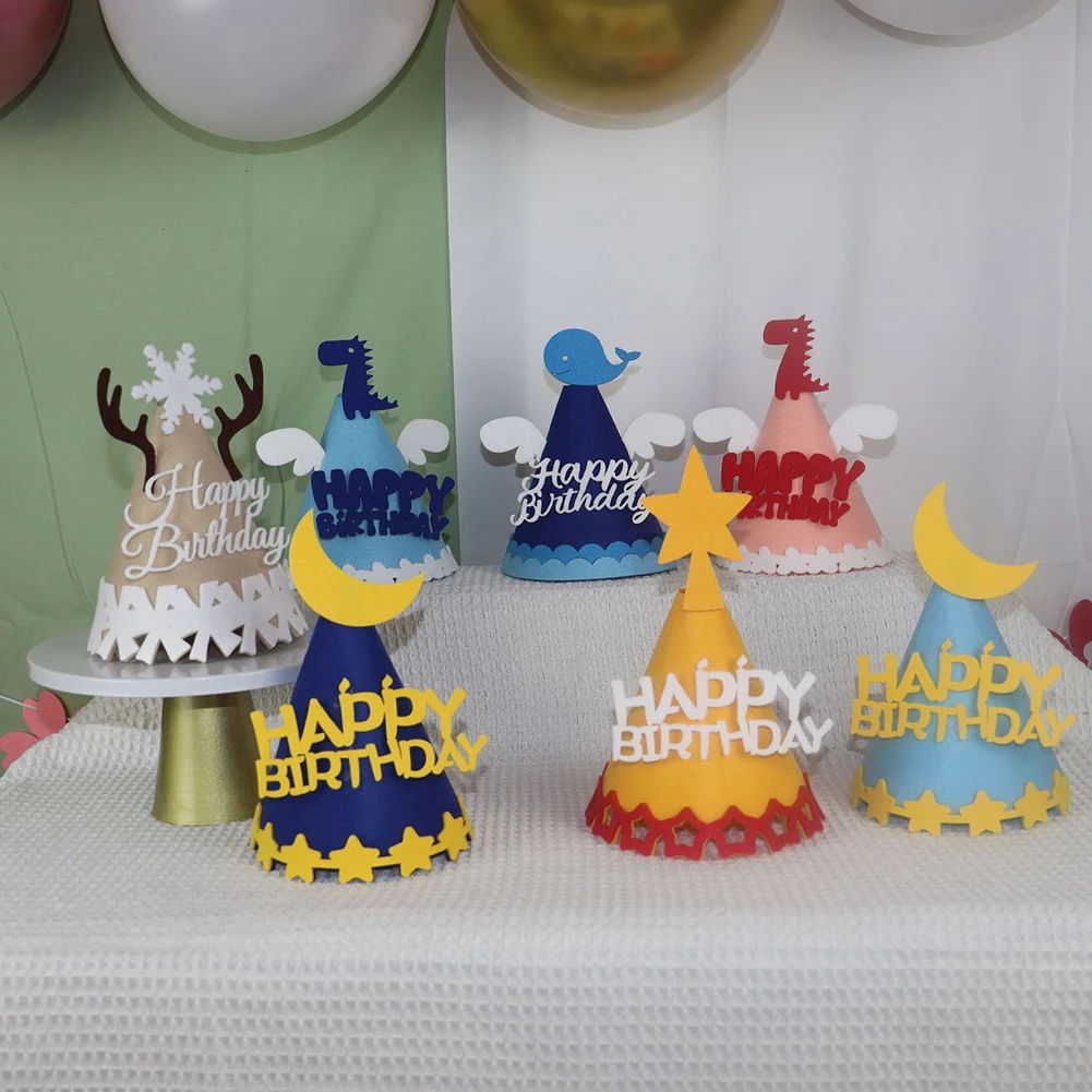 Happy Birthday Party Hats Cartoon Moon Star Animal Birthday Caps Cake Hat Baby Shower Kid Boy Girl Birthday Headwear Supplies
Happy Birthday Party Hats Cartoon Moon Star Animal Birthday Caps Cake Hat Baby Shower Kid Boy Girl Birthday Headwear Supplies