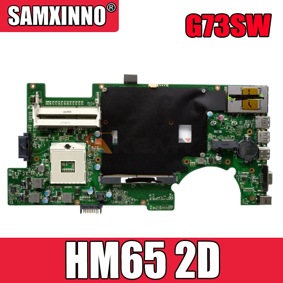 Материнская плата Akemy G73SW для ноутбука ASUS G73SW G73S G73 протестированная оригинальная материнская плата HM65 2D
Материнская плата Akemy G73SW для ноутбука ASUS G73SW G73S G73 протестированная оригинальная материнская плата HM65 2D
