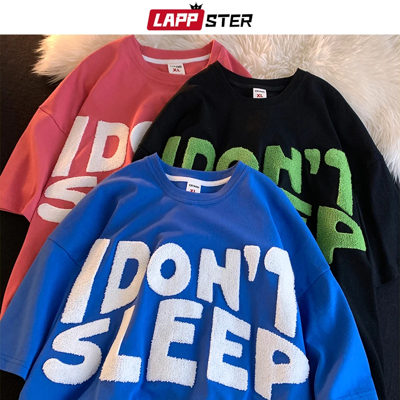 LAPPSTER Y2k I Don't Sleep Funny T Shirts Summer 2022 Oversized Vintage Black T-shirts Korean Fashion Streetwear Cotton Tees Top
LAPPSTER Y2k I Don't Sleep Funny T Shirts Summer 2022 Oversized Vintage Black T-shirts Korean Fashion Streetwear Cotton Tees Top