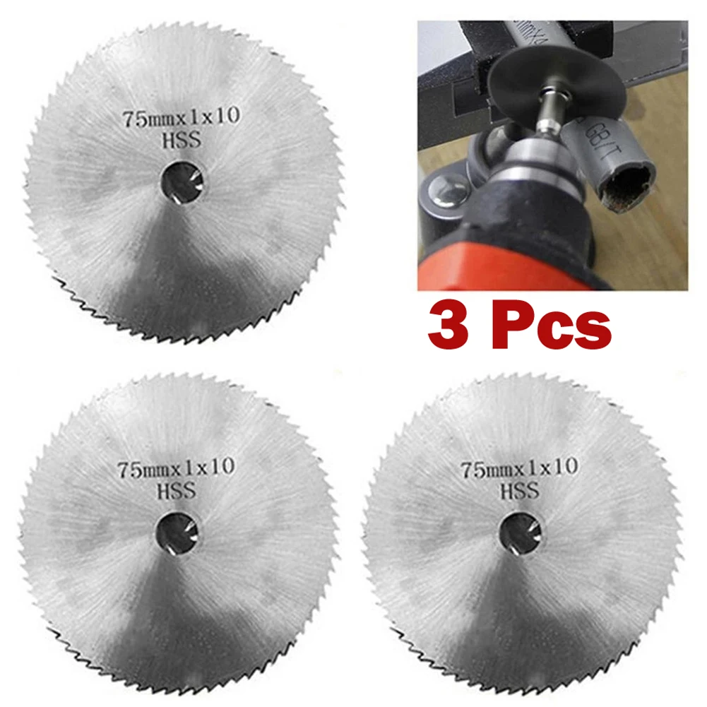 3Pcs 3Inch Mini HSS Saw Blades Circular Saw Blade For Angle Grinder Cutting Wood Plastic Laminate Aluminum Woodworking Tools
3Pcs 3Inch Mini HSS Saw Blades Circular Saw Blade For Angle Grinder Cutting Wood Plastic Laminate Aluminum Woodworking Tools