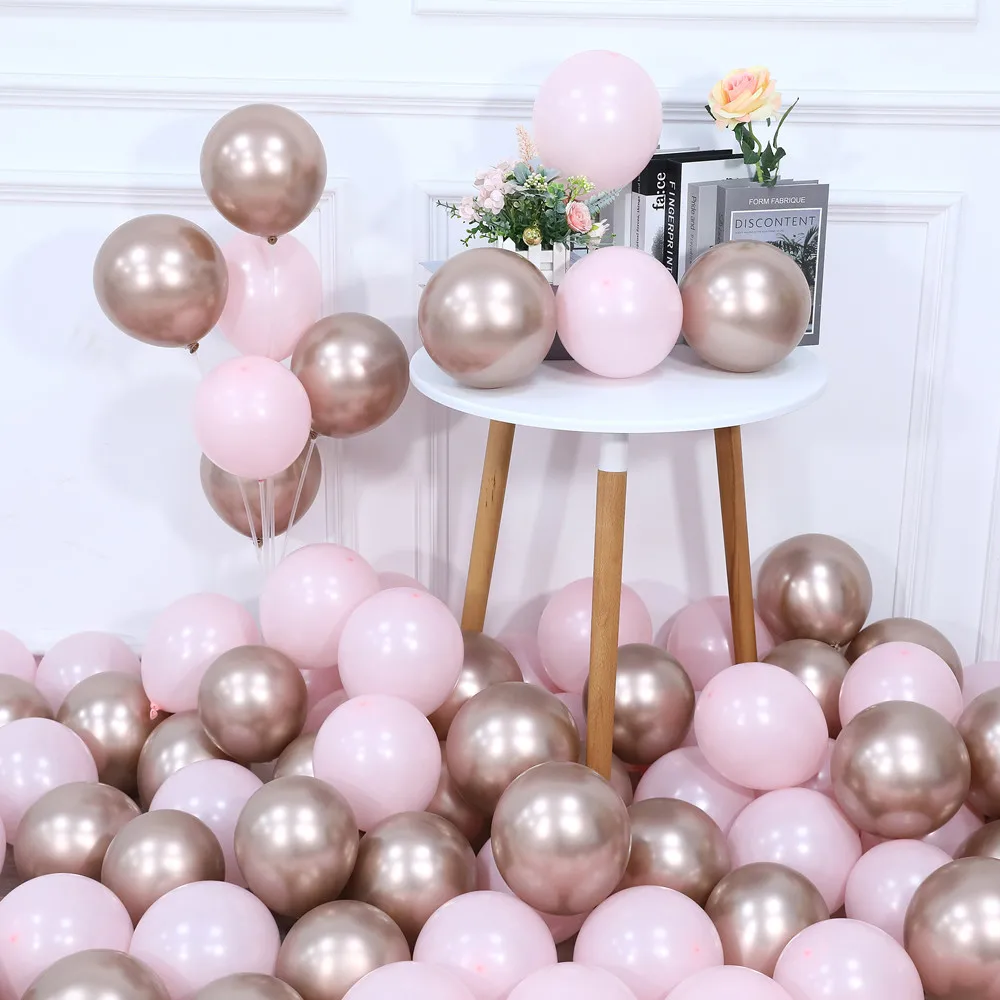 20pcs 10inch Rose Gold Pink Blue Latex Balloon Birthday Wedding Decoration Metal Chrome Ballon Baby Shower Party Favor Supplies
20pcs 10inch Rose Gold Pink Blue Latex Balloon Birthday Wedding Decoration Metal Chrome Ballon Baby Shower Party Favor Supplies