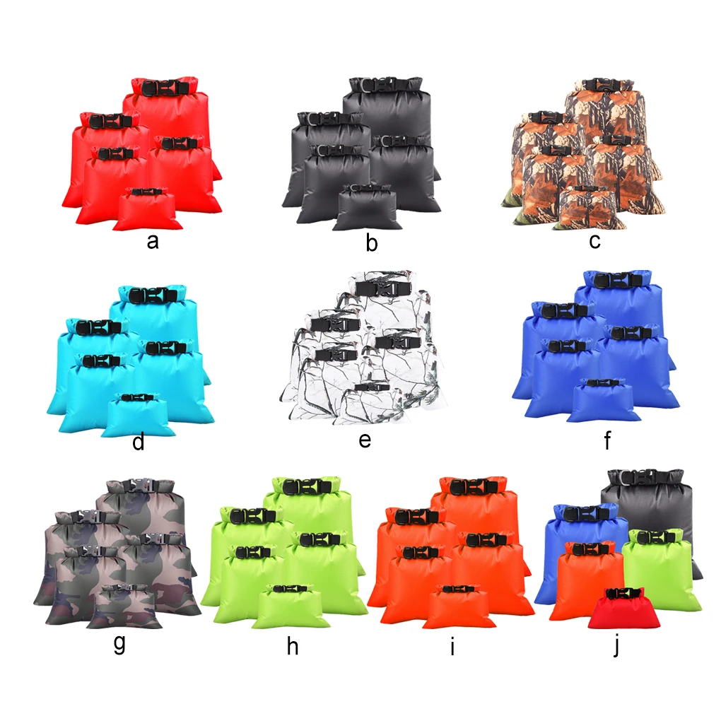 

Dry Bags Waterproof Sack Multicolor Foldable Moisture Barrier Pocket Adjustable Light Multifunctional Strap Hook