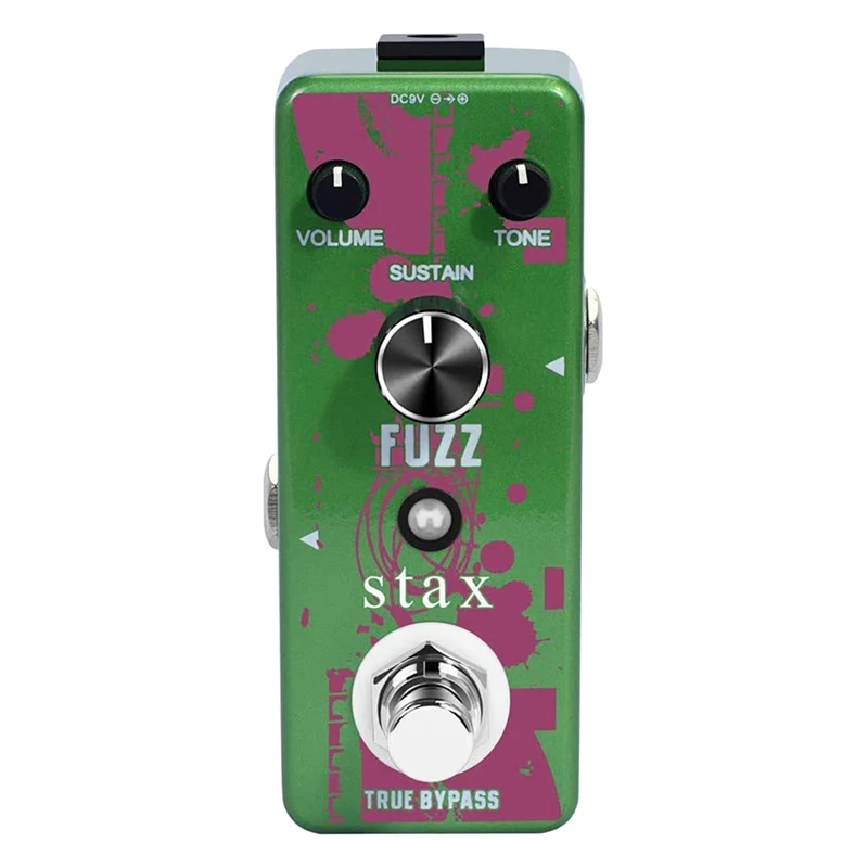 

Stax Guitar Fuzz Pedal Special Analog Fuzz Effect Pedals For Electric Guitar Plump And Rich Mini Size Wtih True Bypass