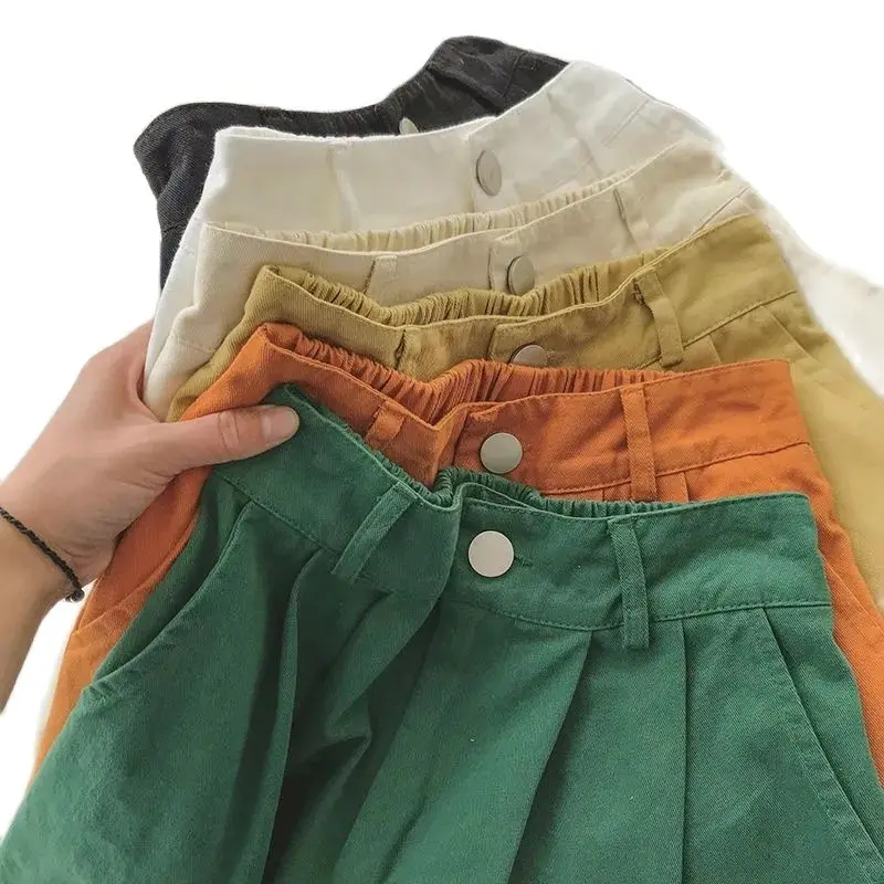 Casual shorts women summer 2022 new high waist shorts loose wide leg cropped shorts women casual trousers P3 792
Casual shorts women summer 2022 new high waist shorts loose wide leg cropped shorts women casual trousers P3 792