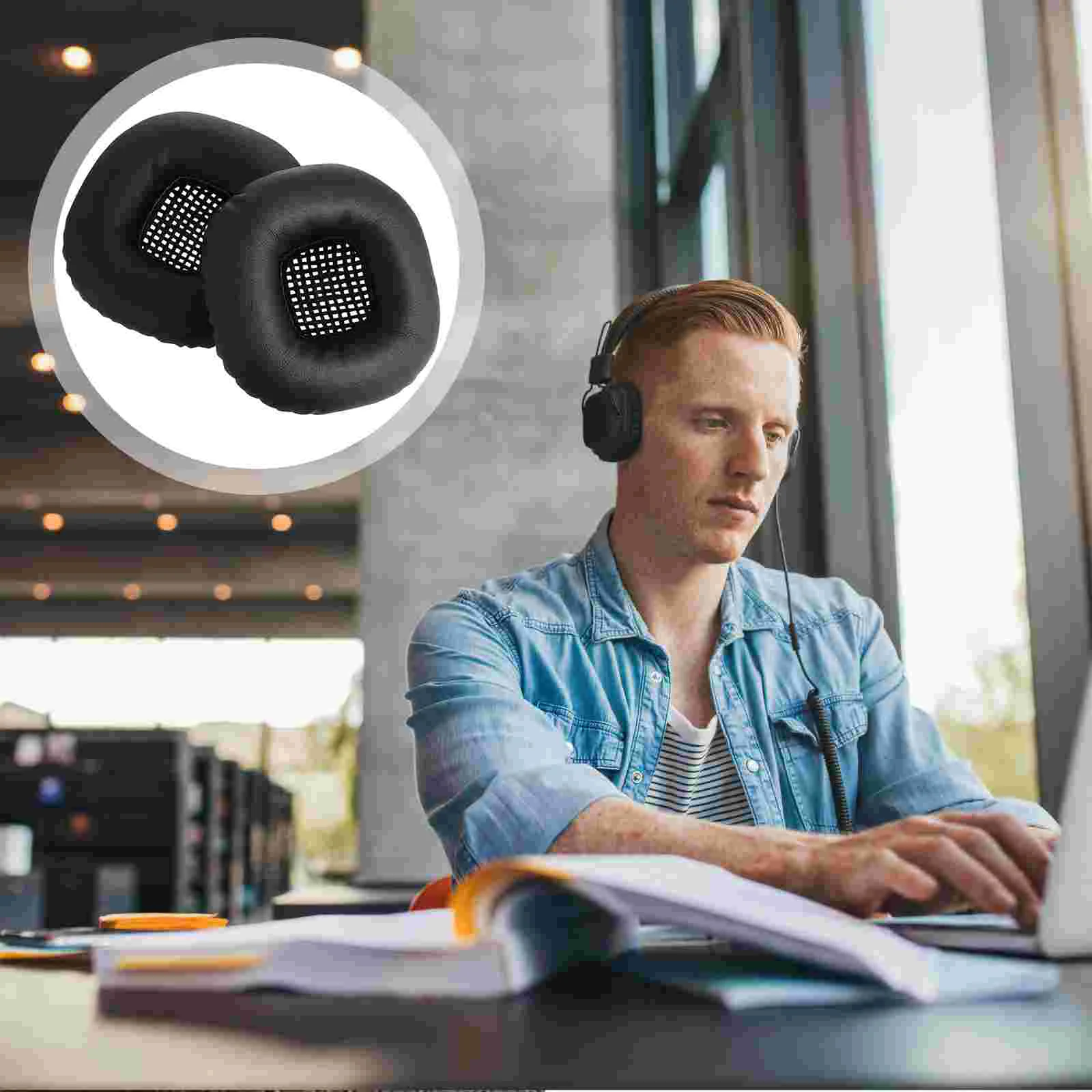 Wireless Headsets Earphone Sponge Headset Earpad Cushion Pads 7X7X2CM Black Protein Skin Replacement
Wireless Headsets Earphone Sponge Headset Earpad Cushion Pads 7X7X2CM Black Protein Skin Replacement