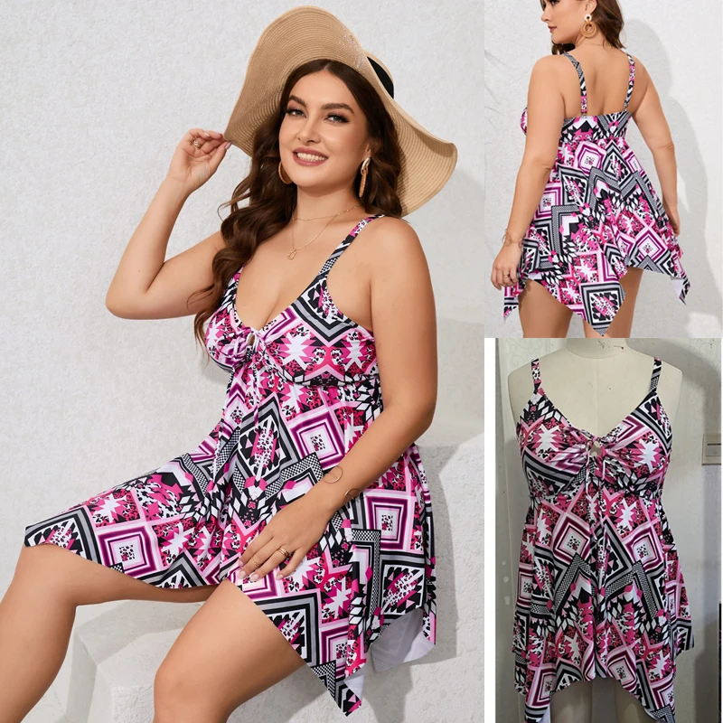 Plus Size 8XL 10XL Swimsuit Tankini Set Swimwear Women Swim 2 Piece Print Large Big Breasts Halter Bathing Suit Beachwear
Plus Size 8XL 10XL Swimsuit Tankini Set Swimwear Women Swim 2 Piece Print Large Big Breasts Halter Bathing Suit Beachwear
