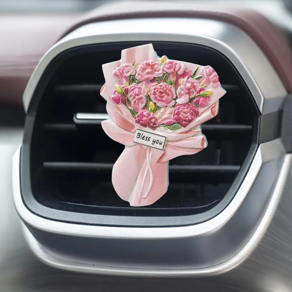 Car Air Freshener Flower Bouquet Exquisite Various Scents Use Fine Texture Delicate Decoration Interior Air Freshener Vent Clip
Car Air Freshener Flower Bouquet Exquisite Various Scents Use Fine Texture Delicate Decoration Interior Air Freshener Vent Clip