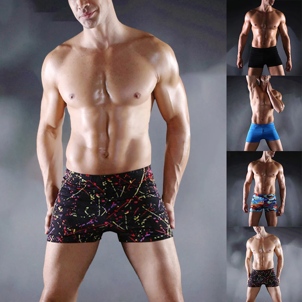 Mens Swimwear Fitness Training Swimming Shorts High Elasticity Trunks Summer Beach Thong Bikini Swimming Surf Short Pants
Mens Swimwear Fitness Training Swimming Shorts High Elasticity Trunks Summer Beach Thong Bikini Swimming Surf Short Pants