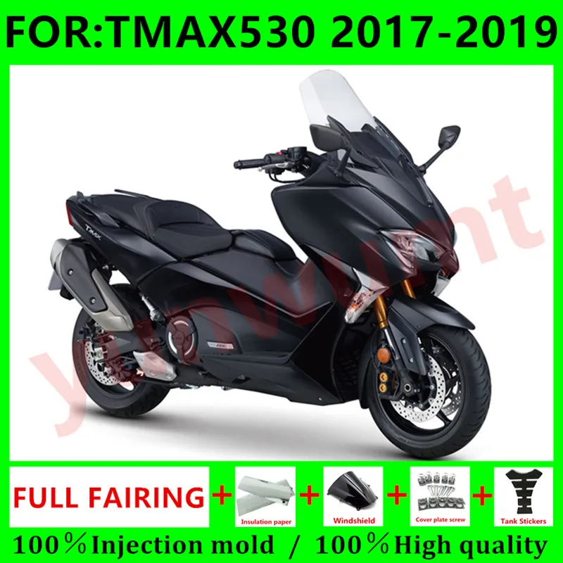 Новый комплект обтекателей для мотоцикла ABS подходит для TMAX530 TMAX T-MAX DX 530 2017 2018 2019
Новый комплект обтекателей для мотоцикла ABS подходит для TMAX530 TMAX T-MAX DX 530 2017 2018 2019