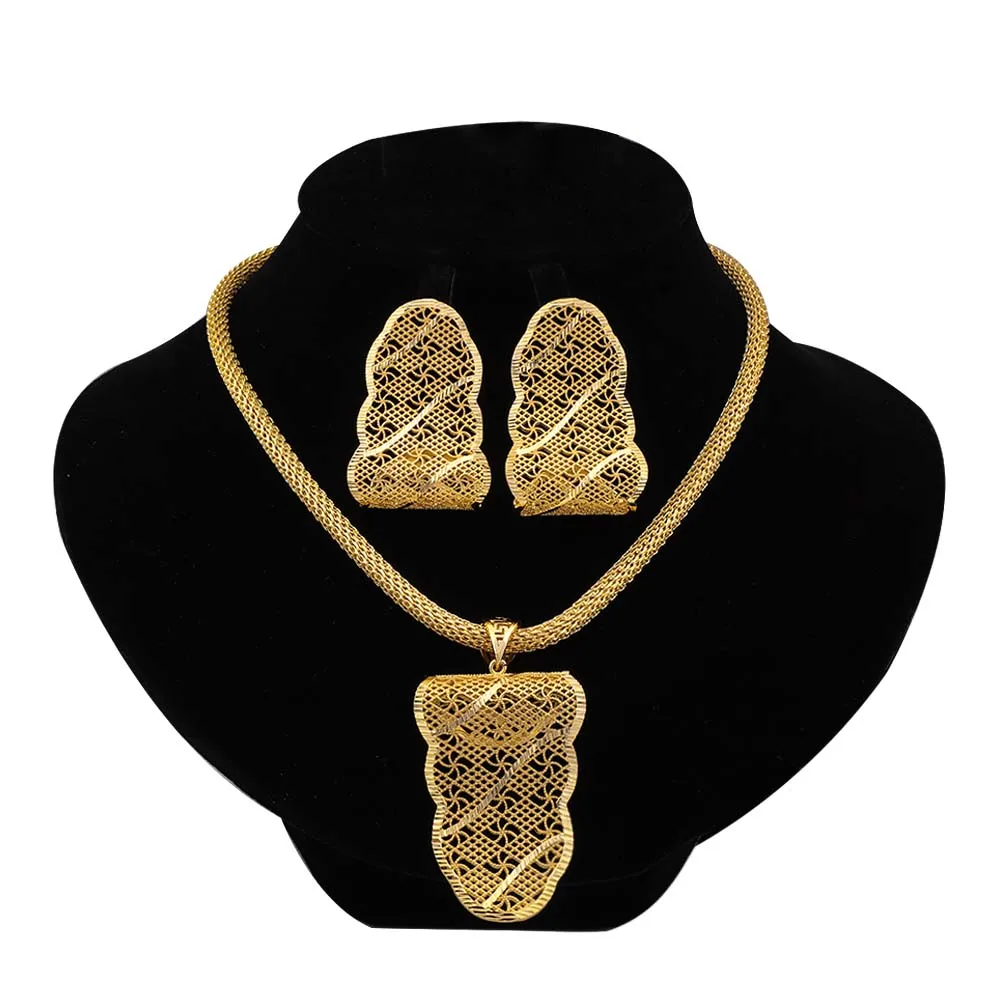 African Popular Gold Color Set Necklace/earrings ladies Party Wedding Fewelry Set Vintage Necklace Daily Wear Free Shipping
African Popular Gold Color Set Necklace/earrings ladies Party Wedding Fewelry Set Vintage Necklace Daily Wear Free Shipping