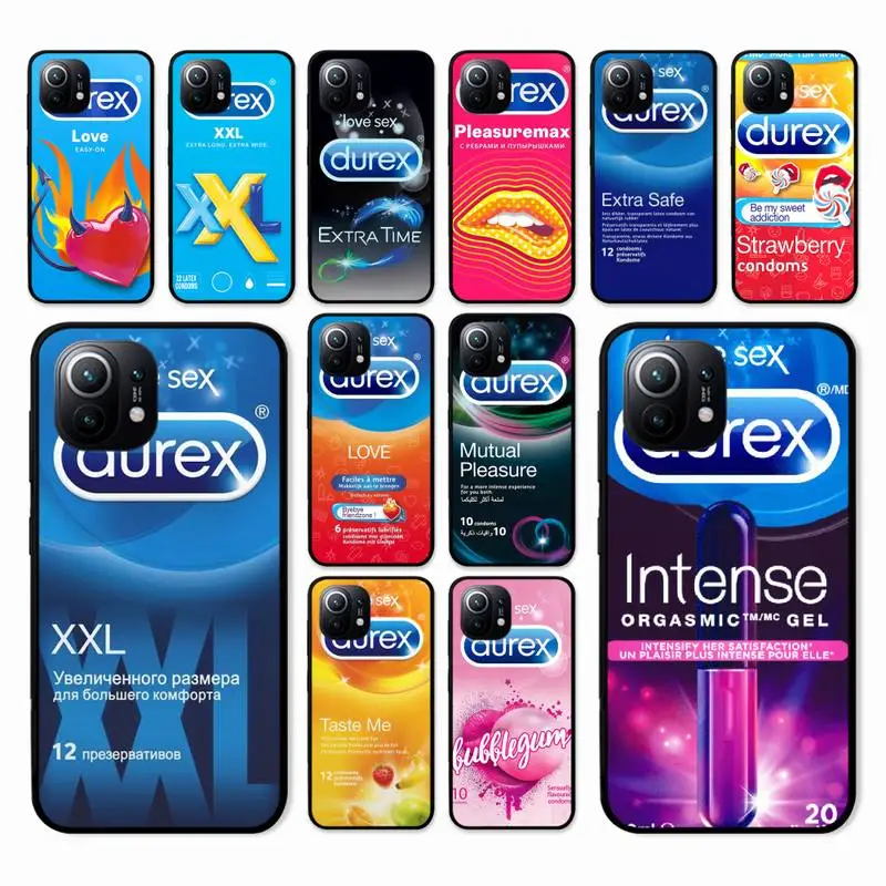 Sexy condom brand D-Durex box Phone Case For Xiaomi Mi 5X 8 9 10 11 12 lite pro 10T PocoX3pro PocoM3 Note 10 pro lite
Sexy condom brand D-Durex box Phone Case For Xiaomi Mi 5X 8 9 10 11 12 lite pro 10T PocoX3pro PocoM3 Note 10 pro lite