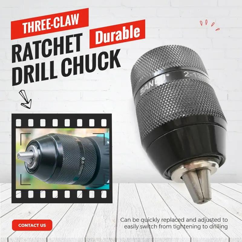 Self-tighten Keyless Drill Chuck 3 Jaws Drill Chuck Mount 10mm 13mm Two Slots Electric Hammer Drill Hand Drill Chuck Accessories
Self-tighten Keyless Drill Chuck 3 Jaws Drill Chuck Mount 10mm 13mm Two Slots Electric Hammer Drill Hand Drill Chuck Accessories