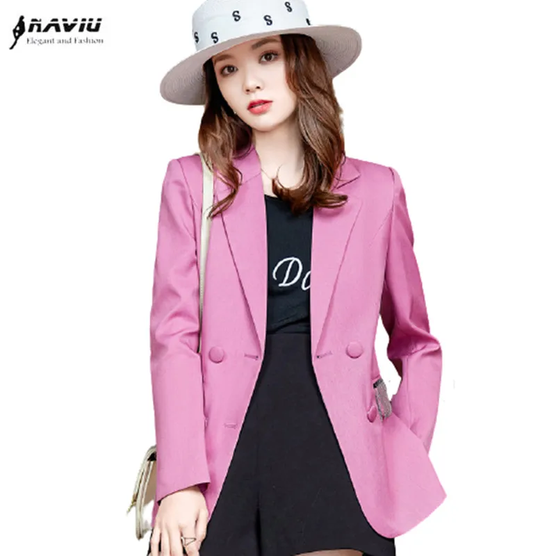 Pink Blazer Women Design 2022 New High End Casual All Match Temperament Long Sleeve Slim Jacket Office Ladies Work Coat
Pink Blazer Women Design 2022 New High End Casual All Match Temperament Long Sleeve Slim Jacket Office Ladies Work Coat