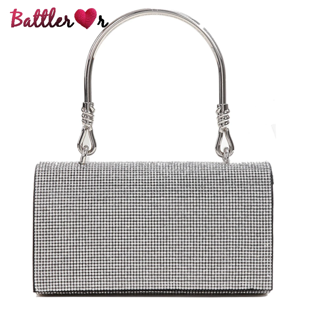 Fashion Silver Satin Women's Shoulder Bag Leisure Chain Diamond-Studded Messenger Bags Small Flap Ladies Wallet Satchels Handbag
Fashion Silver Satin Women's Shoulder Bag Leisure Chain Diamond-Studded Messenger Bags Small Flap Ladies Wallet Satchels Handbag