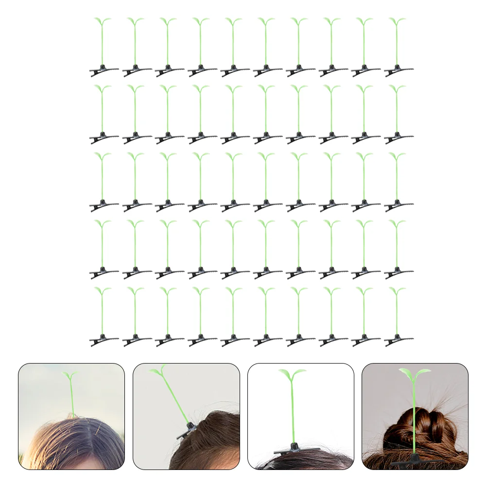 50 Pcs Bean Sprout Headwear Shape Toys Kids Hair Spring Decor Bean Sprouts Hairpin Issue Card Sprout Hairpin
50 Pcs Bean Sprout Headwear Shape Toys Kids Hair Spring Decor Bean Sprouts Hairpin Issue Card Sprout Hairpin