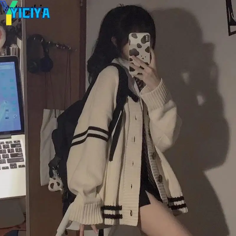 YICIYA Cardigan Women Lovely Cosy Fashion Casual All-match Patchwork Ins New Arrival Kawaii Simple Popular Trendy Leisure Young
YICIYA Cardigan Women Lovely Cosy Fashion Casual All-match Patchwork Ins New Arrival Kawaii Simple Popular Trendy Leisure Young