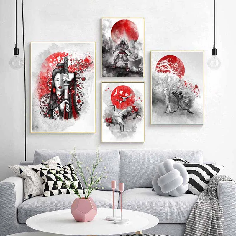 Samurai Ninja Canvas Painting Room Decor Aesthetic Posters on The Wall Decoration Japanese Abstract Art Mural Decorative Prints
Samurai Ninja Canvas Painting Room Decor Aesthetic Posters on The Wall Decoration Japanese Abstract Art Mural Decorative Prints