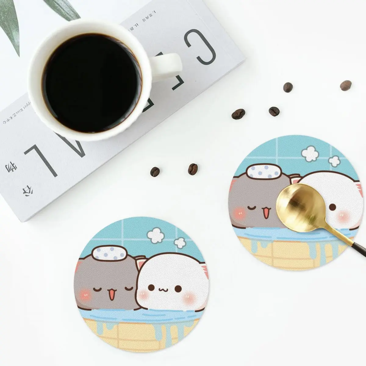 Подставки для купания Goma Mochi, подставки из ПВХ и кожи, Нескользящие Изоляционные Коврики для кофе, для украшения дома, кухни, обеденные подст...
Подставки для купания Goma Mochi, подставки из ПВХ и кожи, Нескользящие Изоляционные Коврики для кофе, для украшения дома, кухни, обеденные подст...