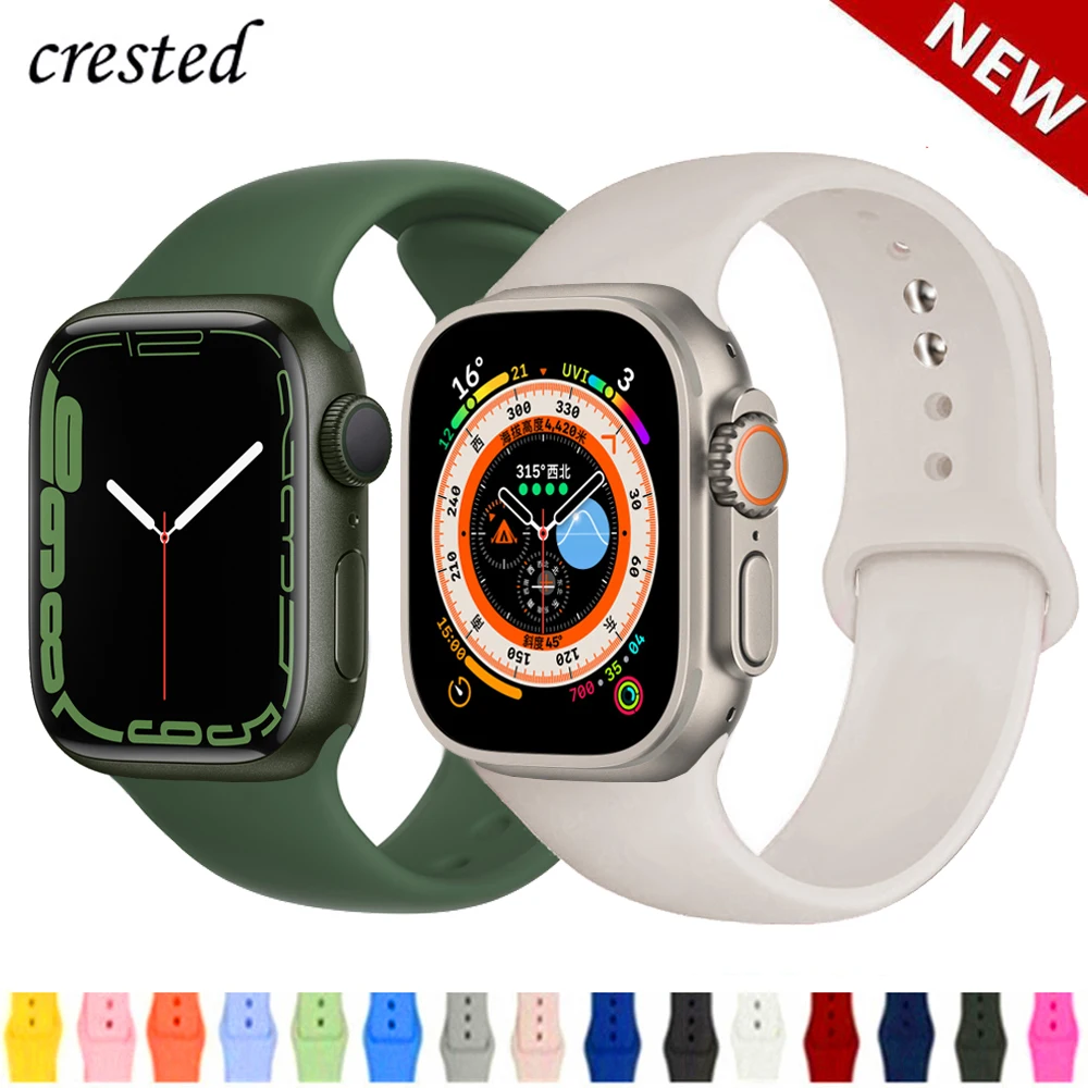 Ремешок силиконовый для Apple Watch Band 44 мм 40 мм 45 мм 41 мм 42 мм 49 мм, спортивный браслет для Apple Watch Ultra 8 IWatch Series 7 SE 6 5 4 3
Ремешок силиконовый для Apple Watch Band 44 мм 40 мм 45 мм 41 мм 42 мм 49 мм, спортивный браслет для Apple Watch Ultra 8 IWatch Series 7 SE 6 5 4 3