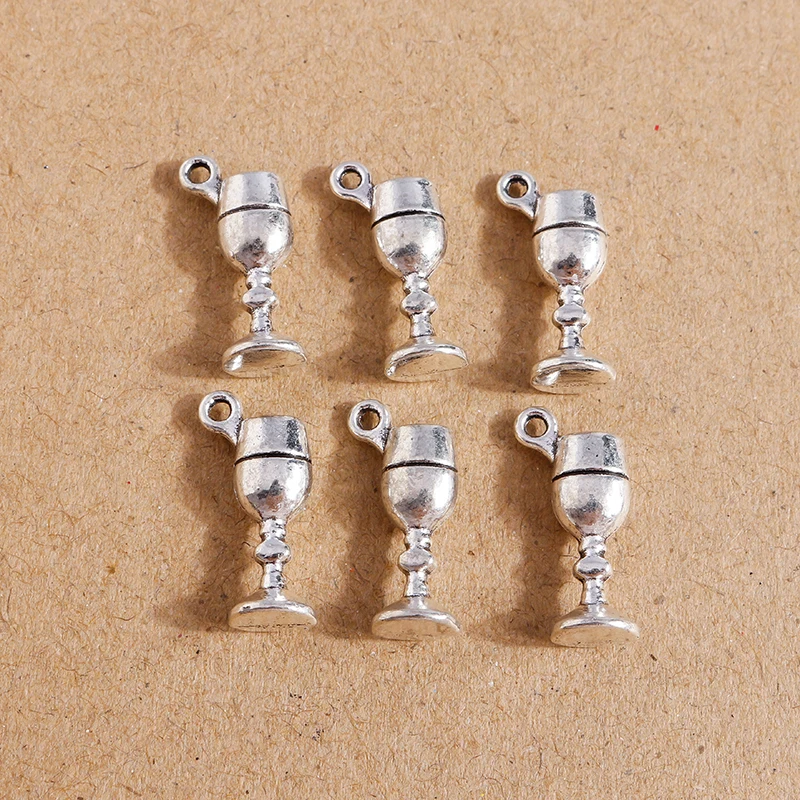 15pcs 21x9mm Antique Silver Color Alloy Cute Red Wine Cup Charms for Jewelry Making Drop Earrings Pendants Necklaces Accessories
15pcs 21x9mm Antique Silver Color Alloy Cute Red Wine Cup Charms for Jewelry Making Drop Earrings Pendants Necklaces Accessories