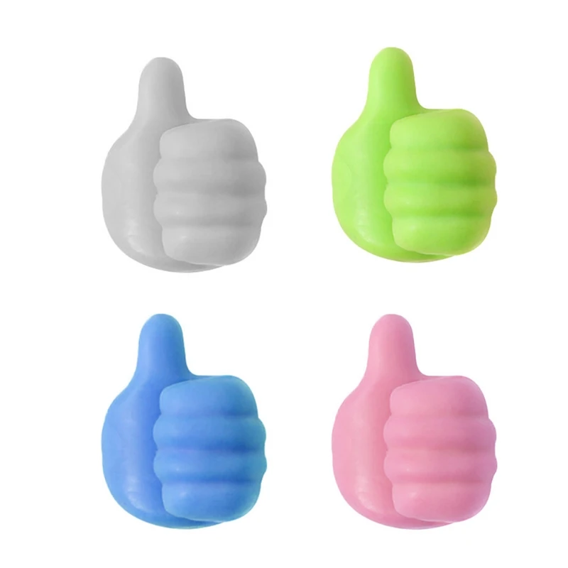 D0JA Creative Silicone Thumb Up Shaped Wall Hook Multi-function Self Adhesive Key Hanger Holder Data Cable Jewelry Organizer
D0JA Creative Silicone Thumb Up Shaped Wall Hook Multi-function Self Adhesive Key Hanger Holder Data Cable Jewelry Organizer