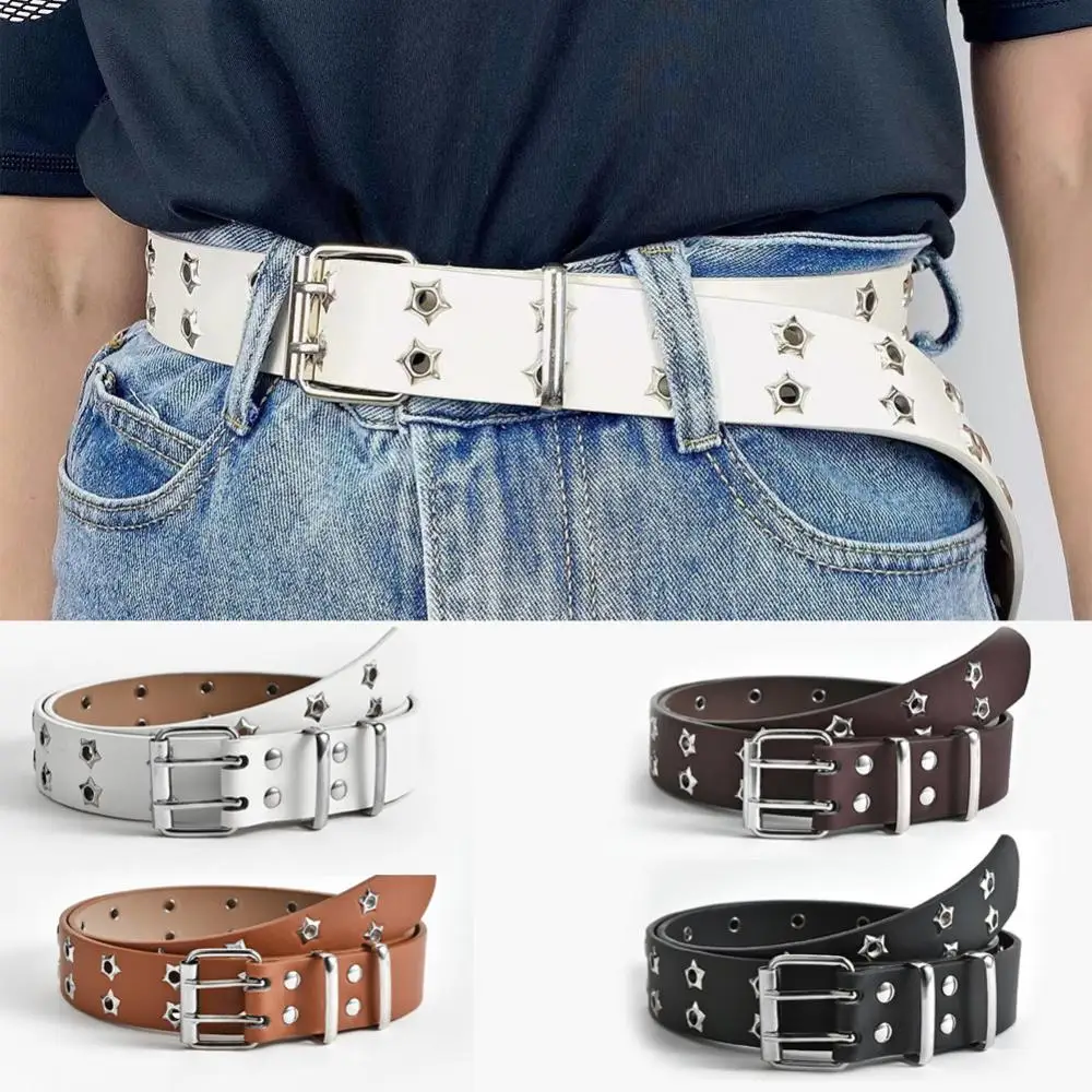 2022 Fashion PU Leather Belt For Girl Women Adjustable Harajuku Punk Belts Solid Color Hollow Out Double Breasted Belt Gifts
2022 Fashion PU Leather Belt For Girl Women Adjustable Harajuku Punk Belts Solid Color Hollow Out Double Breasted Belt Gifts