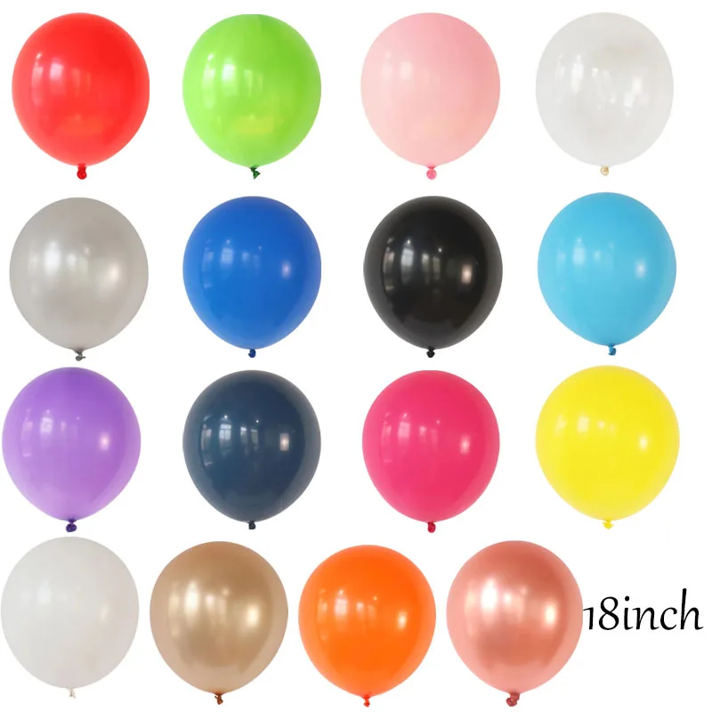 5/10Pcs 18Inch Colorful Latex Balloons Solid Color Air Globos Wedding Birthday Party Baby Shower Home Decorations Kids Toy Gifts
5/10Pcs 18Inch Colorful Latex Balloons Solid Color Air Globos Wedding Birthday Party Baby Shower Home Decorations Kids Toy Gifts